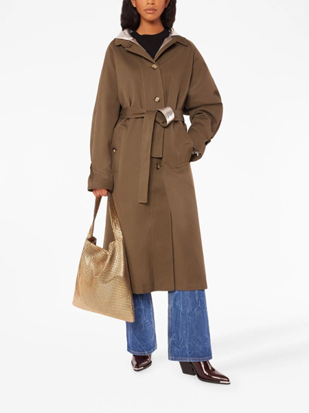 rabanne Trench coat with hood available on theapartmentcosenza.com