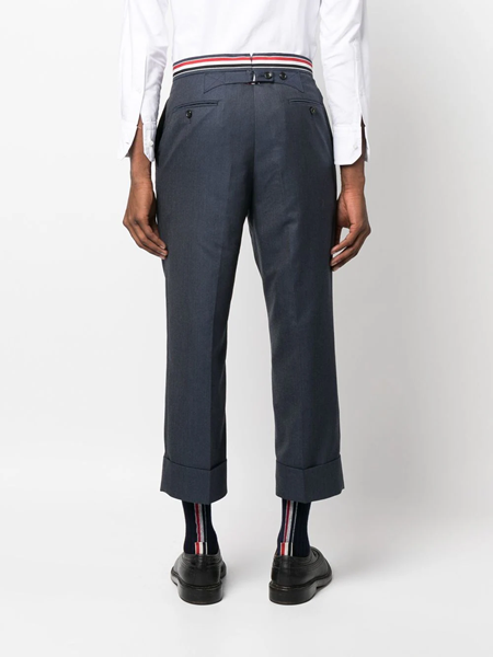 Thom Browne back-strap Tailored Trousers - Farfetch