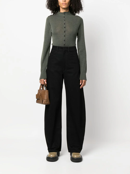 lemaire Wide leg jeans available on theapartmentcosenza.com