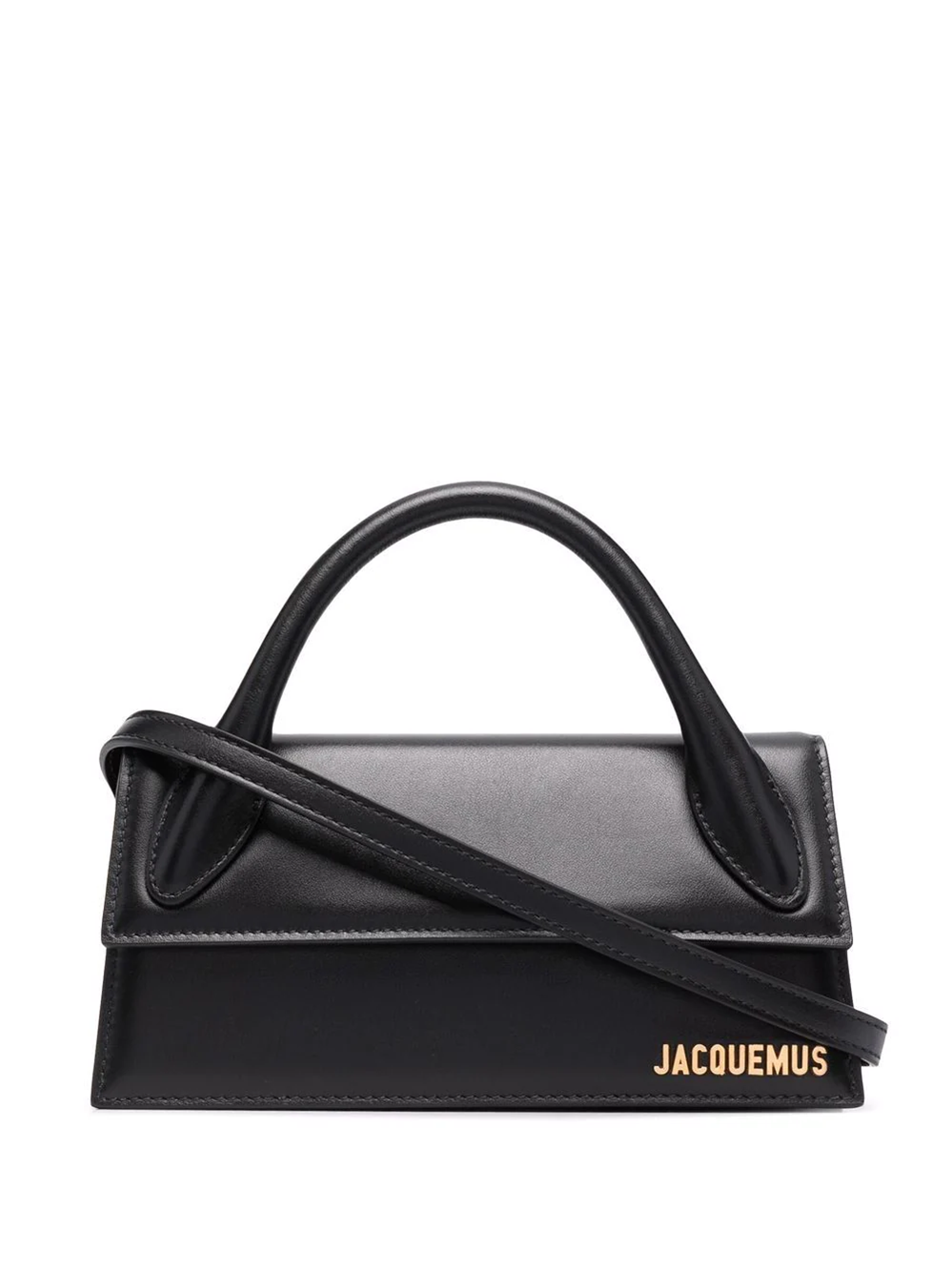 Shop Jacquemus Le Chiquito Shoulder Bag In Black