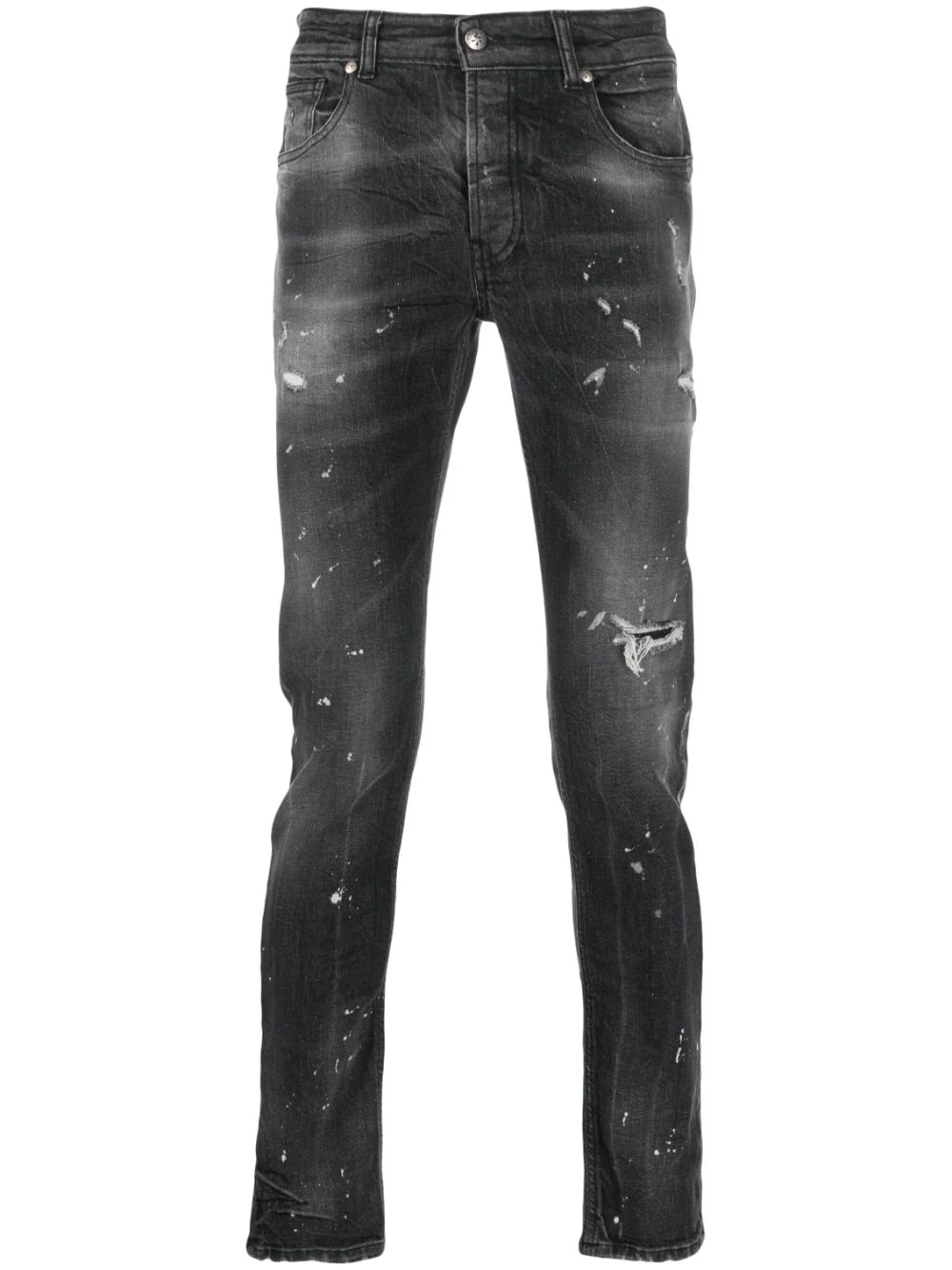 john richmond Iggy skinny jeans with distressed effect available