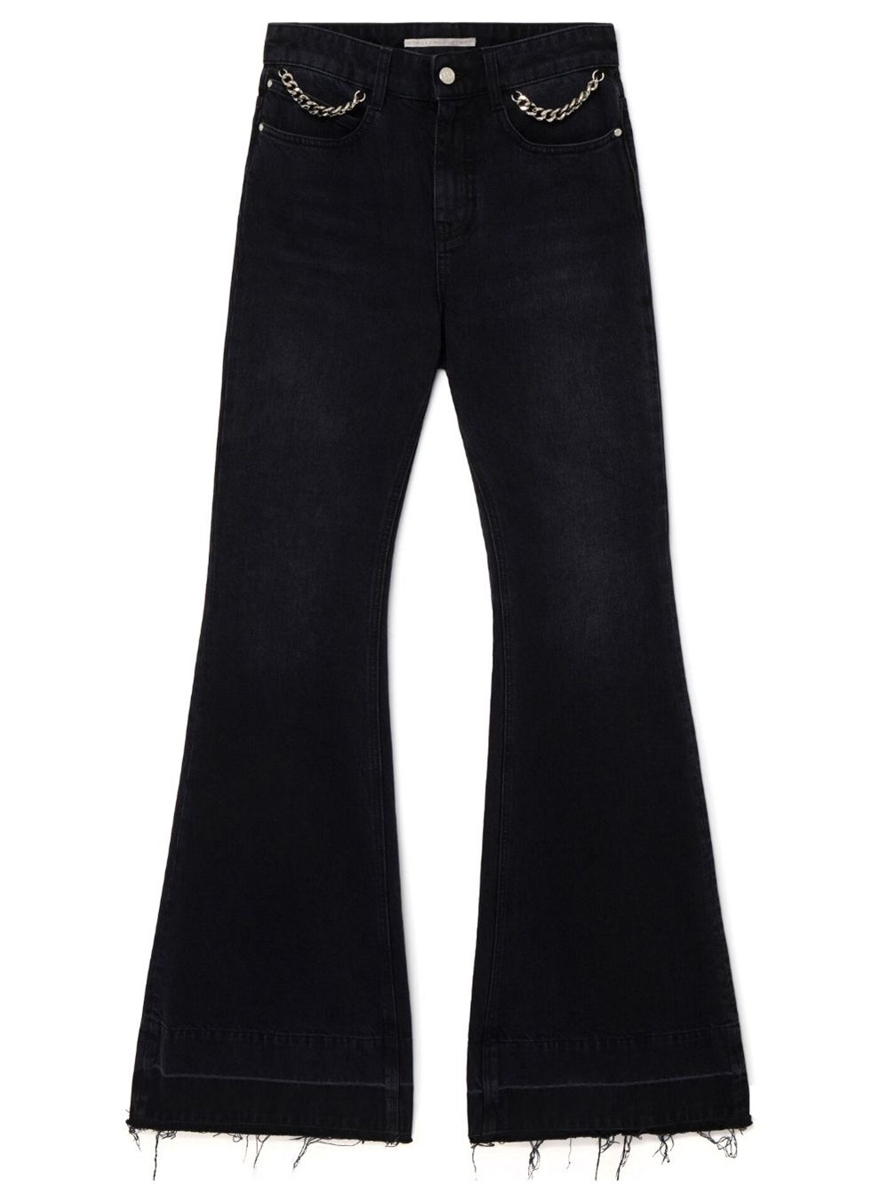 Stella Mccartney Falabella Flared Jeans In Black