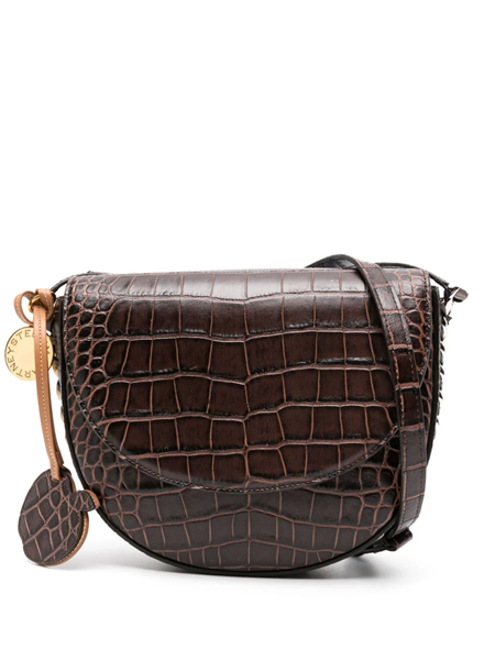 stella mccartney FrayMe medium shoulder bag in crocodile embossed leather  available on  - 32976 - GD