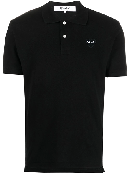 comme des garcons play polo shirt