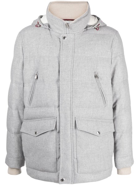 brunello cucinelli Down jacket with hood available on