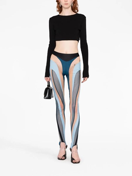 mugler Spiral leggings with inserts available on  -  33147 - HR