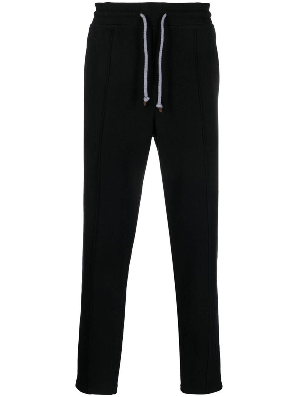 Brunello Cucinelli Elastic Waistband Casual Pants In Black
