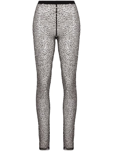 isabel marant semi-transparent leggings embellished with crystals available  on  - 33427 - BT