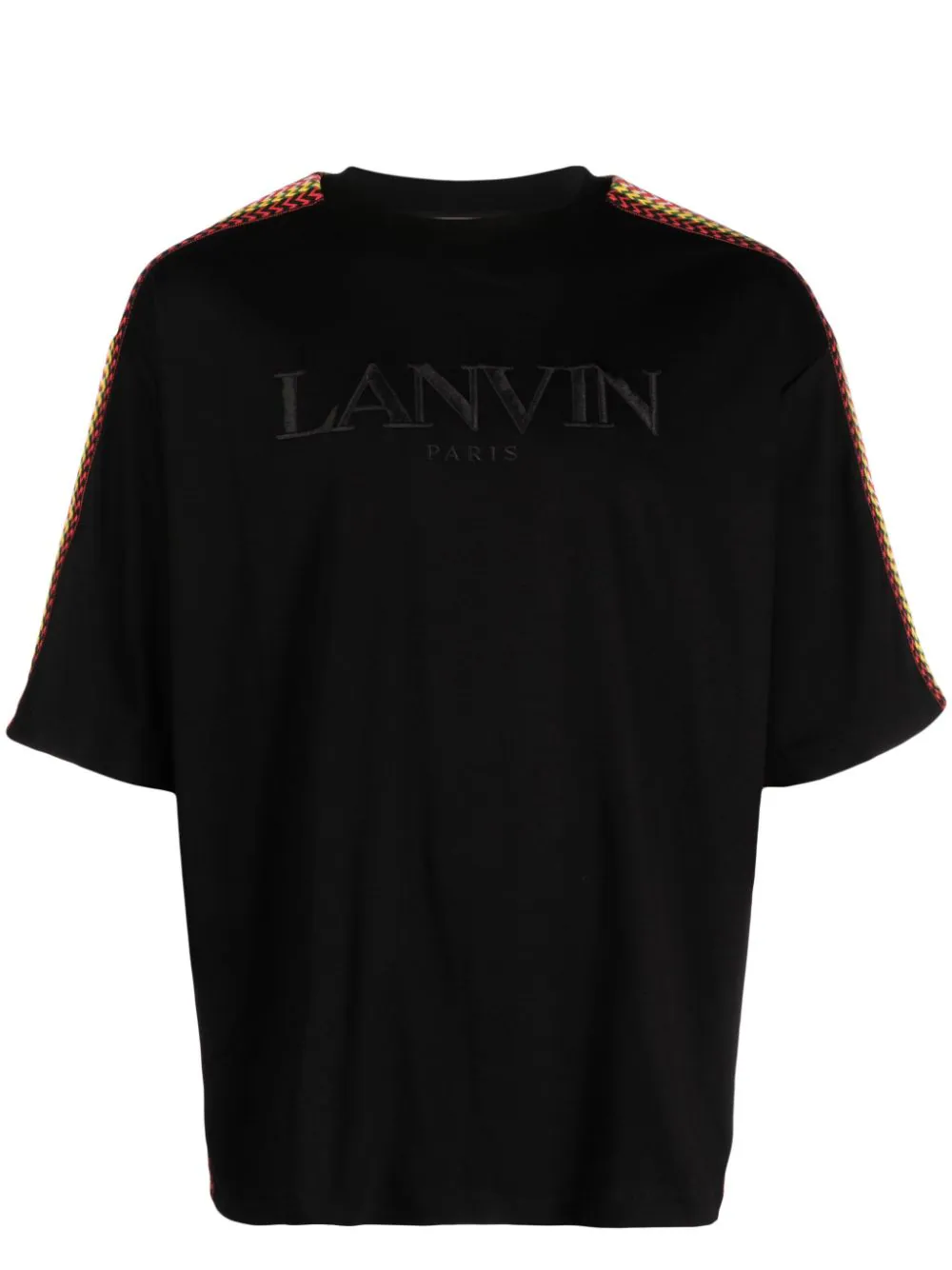 Shop Lanvin Curb T-shirt With Decoration In Black