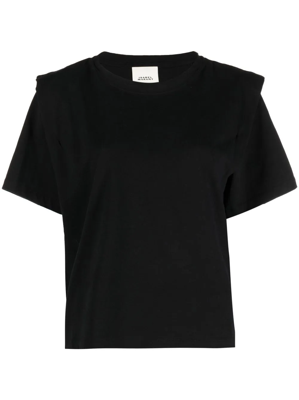 Isabel Marant T-shirt With Round Neck And Short Sleeves In Black
