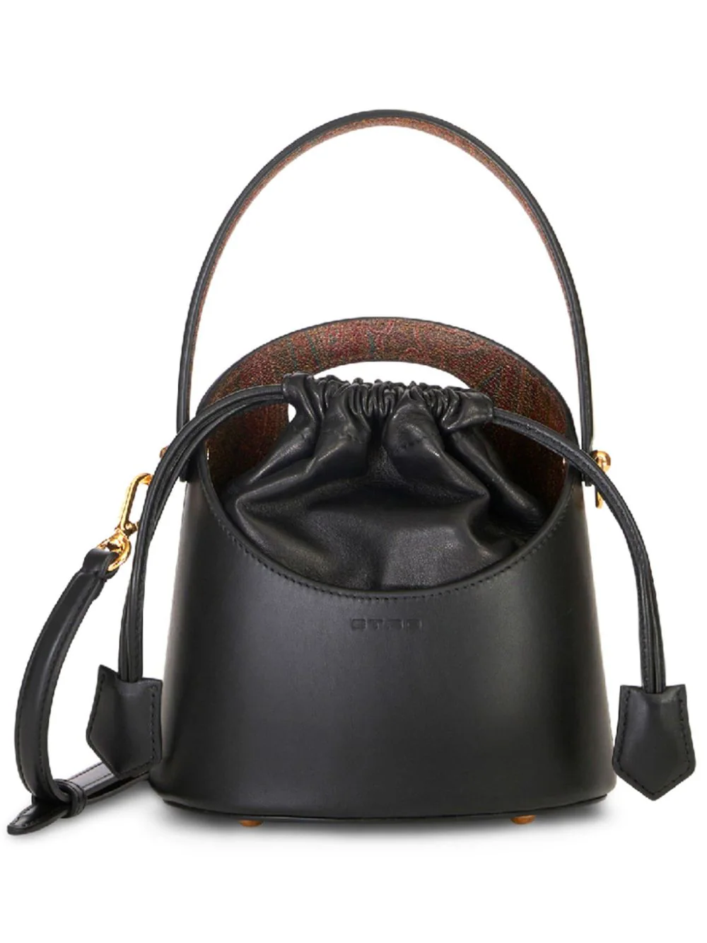 Etro Saturn Bucket Bag In Black