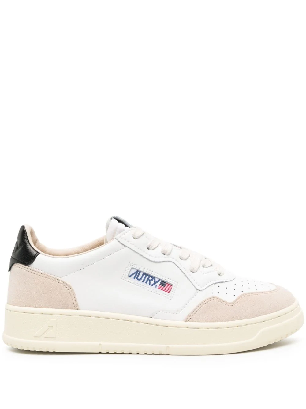 Autry Sneakers With Application In White