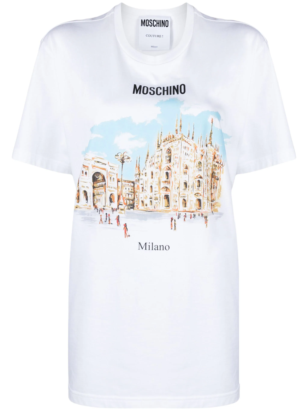 Moschino T-shirt With Logo In White