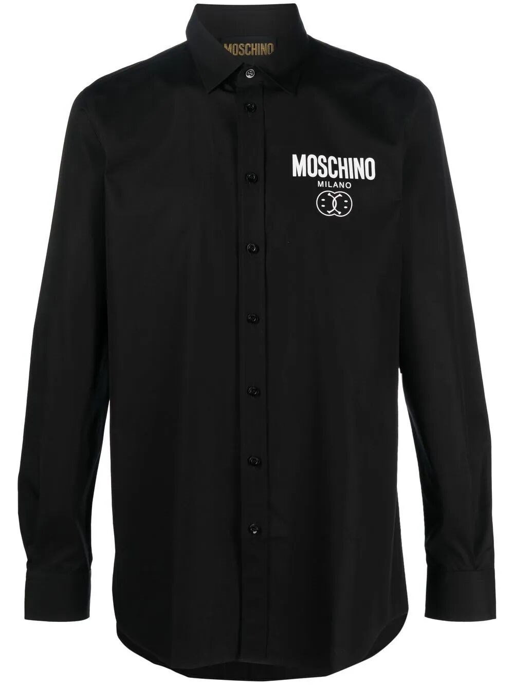 Moschino Shirt With Print In Black