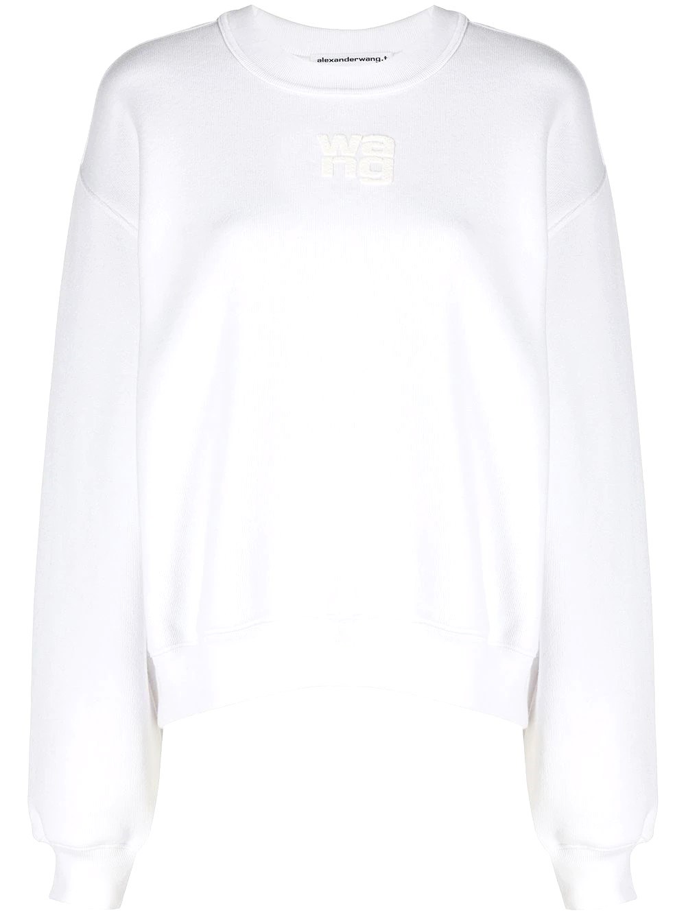 Shop Alexander Wang Sweatshirt With Print In White