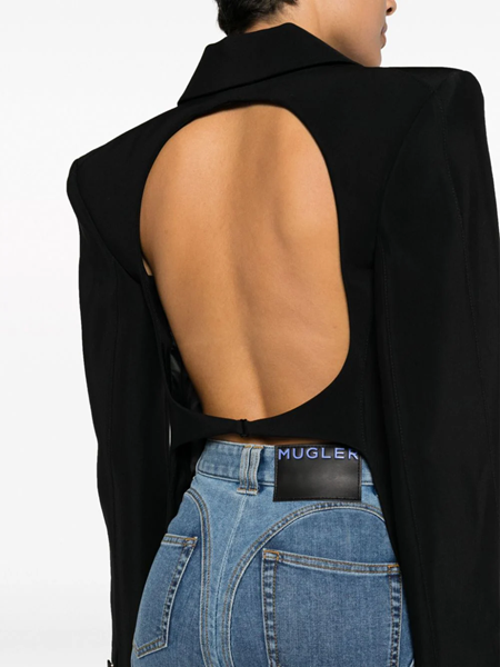 Illusion spiral leggings, Mugler