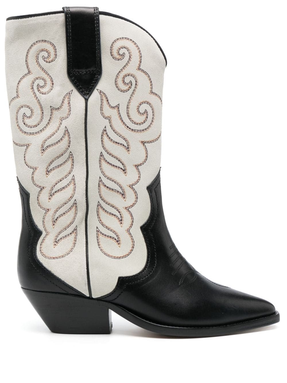 Isabel Marant Boots With Embroidery In Black