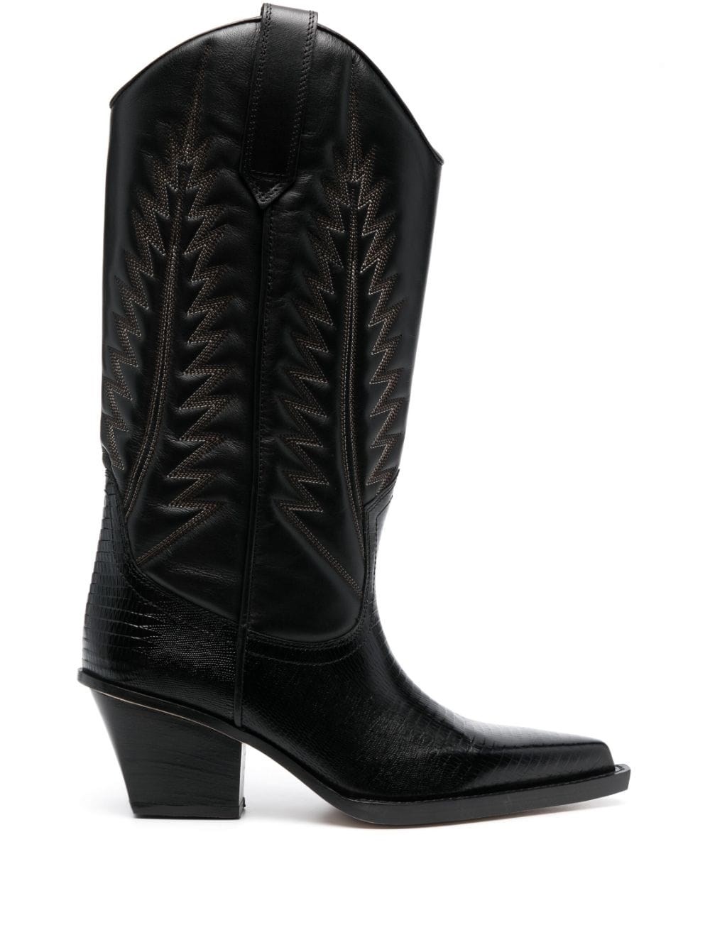 PARIS TEXAS 65MM TEXAN KNEE BOOTS