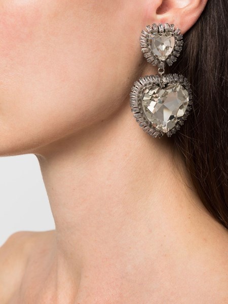 alessandra rich Clip earrings with crystals available on