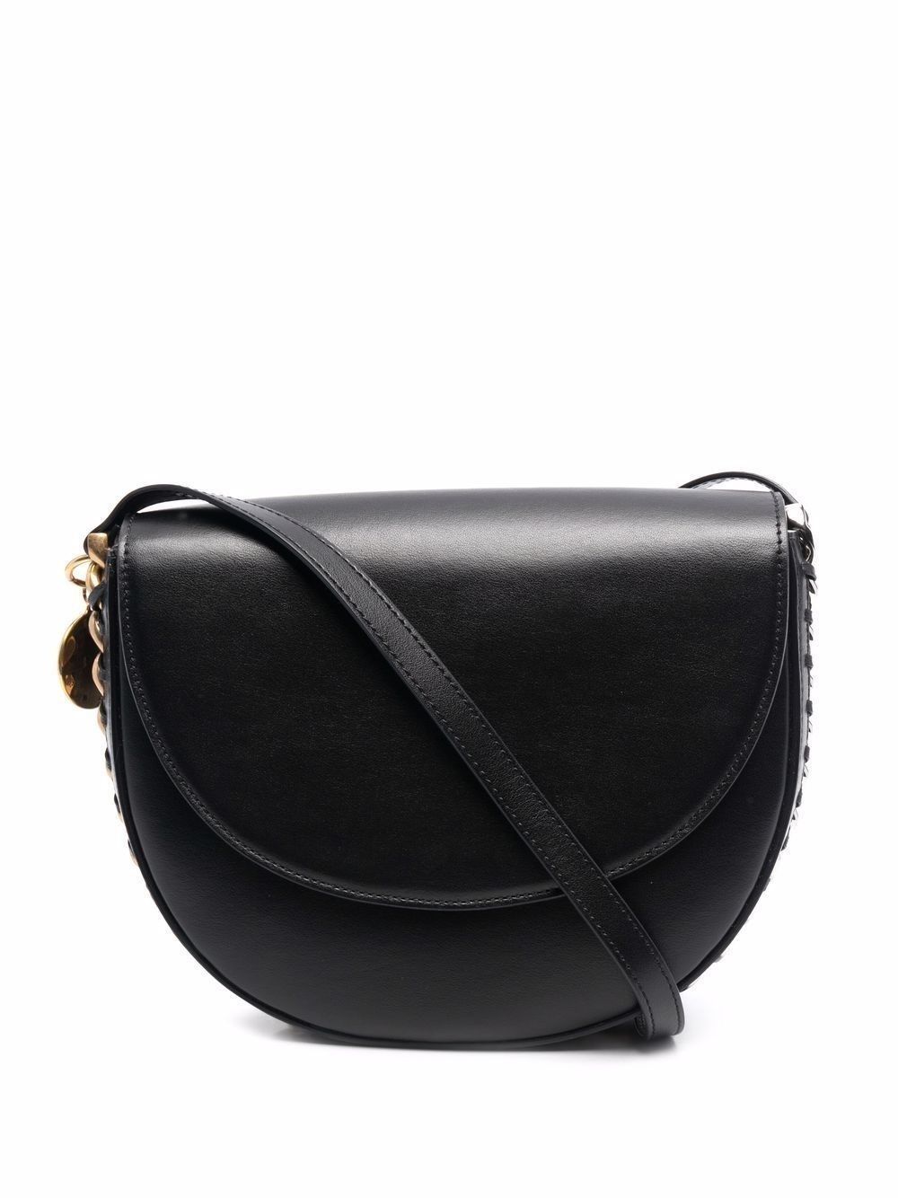 Stella Mccartney Medium Frayme Shoulder Bag In Black