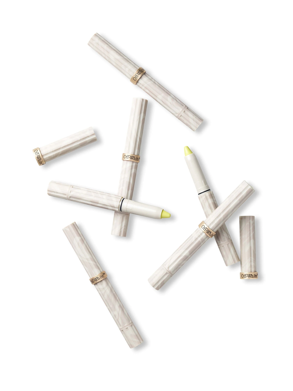 Off-white Imprint Zone Pencil In White