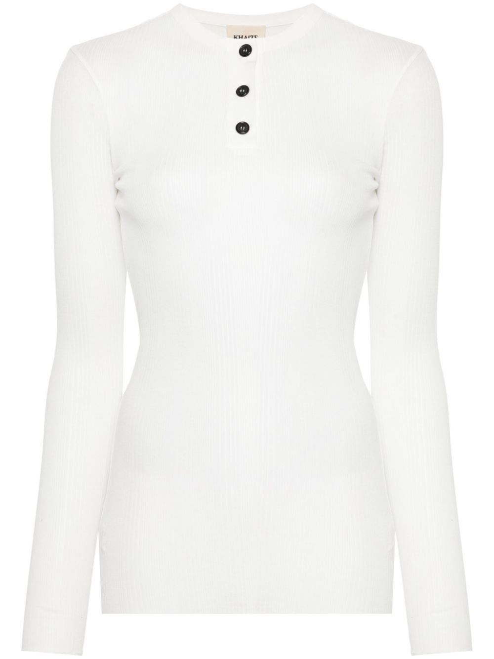 Khaite Long-sleeved T-shirt In White