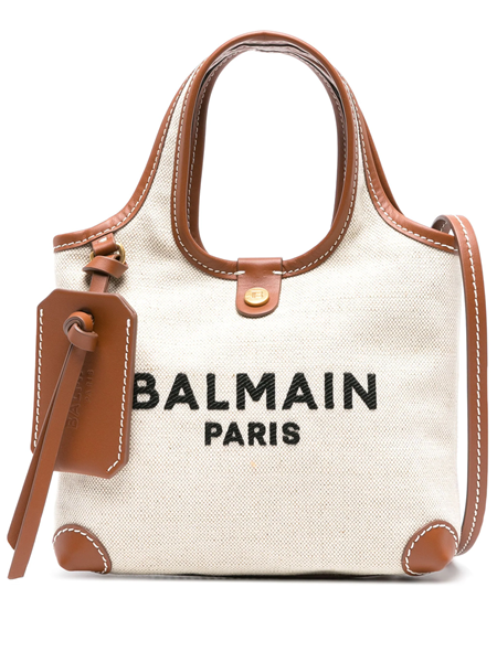 Balmain Mini B-Army Canvas Tote Bag - Farfetch