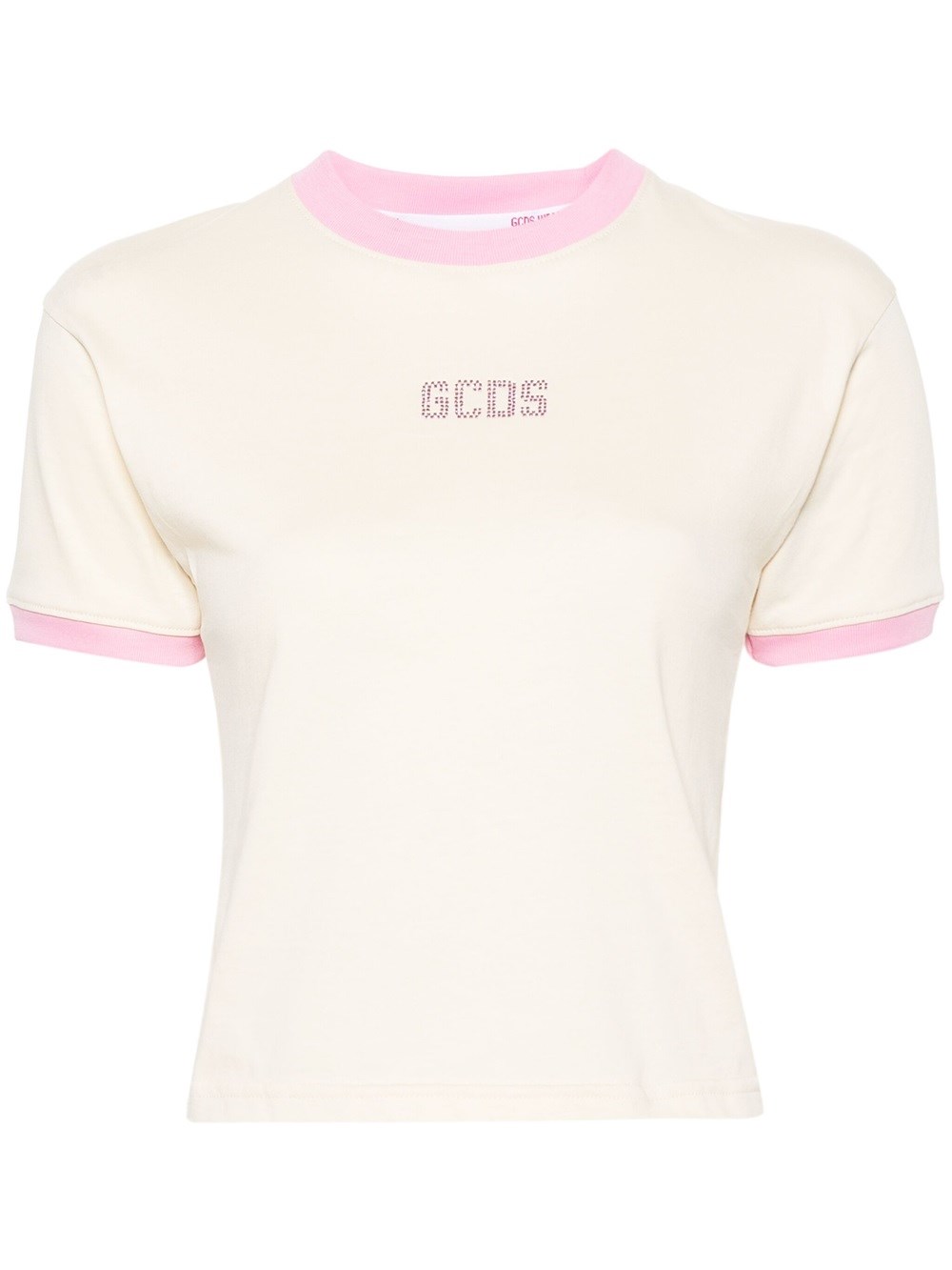GCDS T-SHIRT WITH DECORATION
