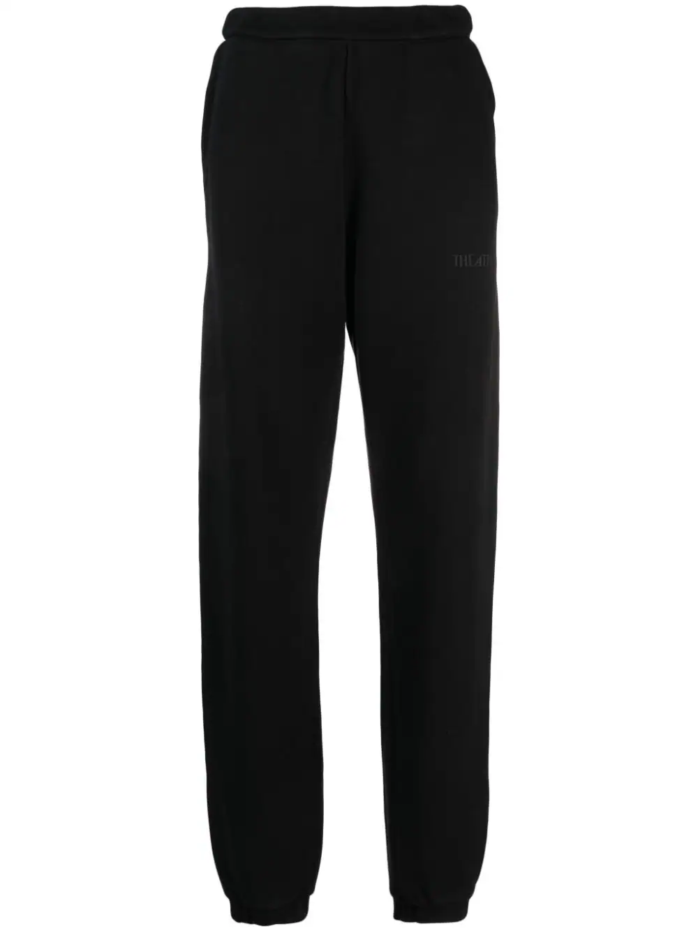 Shop Attico Penny Track Pants With Embossed Logo In Black