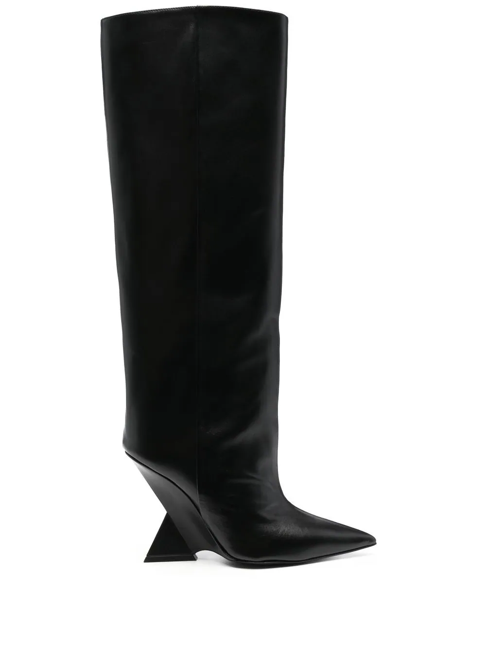 Shop Attico Knee-high Boots Cheops In Black