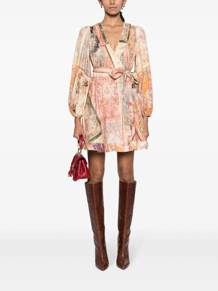 Zimmermann short outlet wrap dress