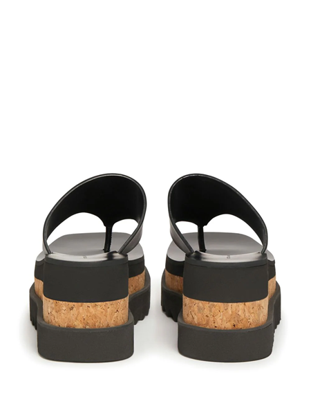 Elyse logo-print platform shoes, Stella McCartney