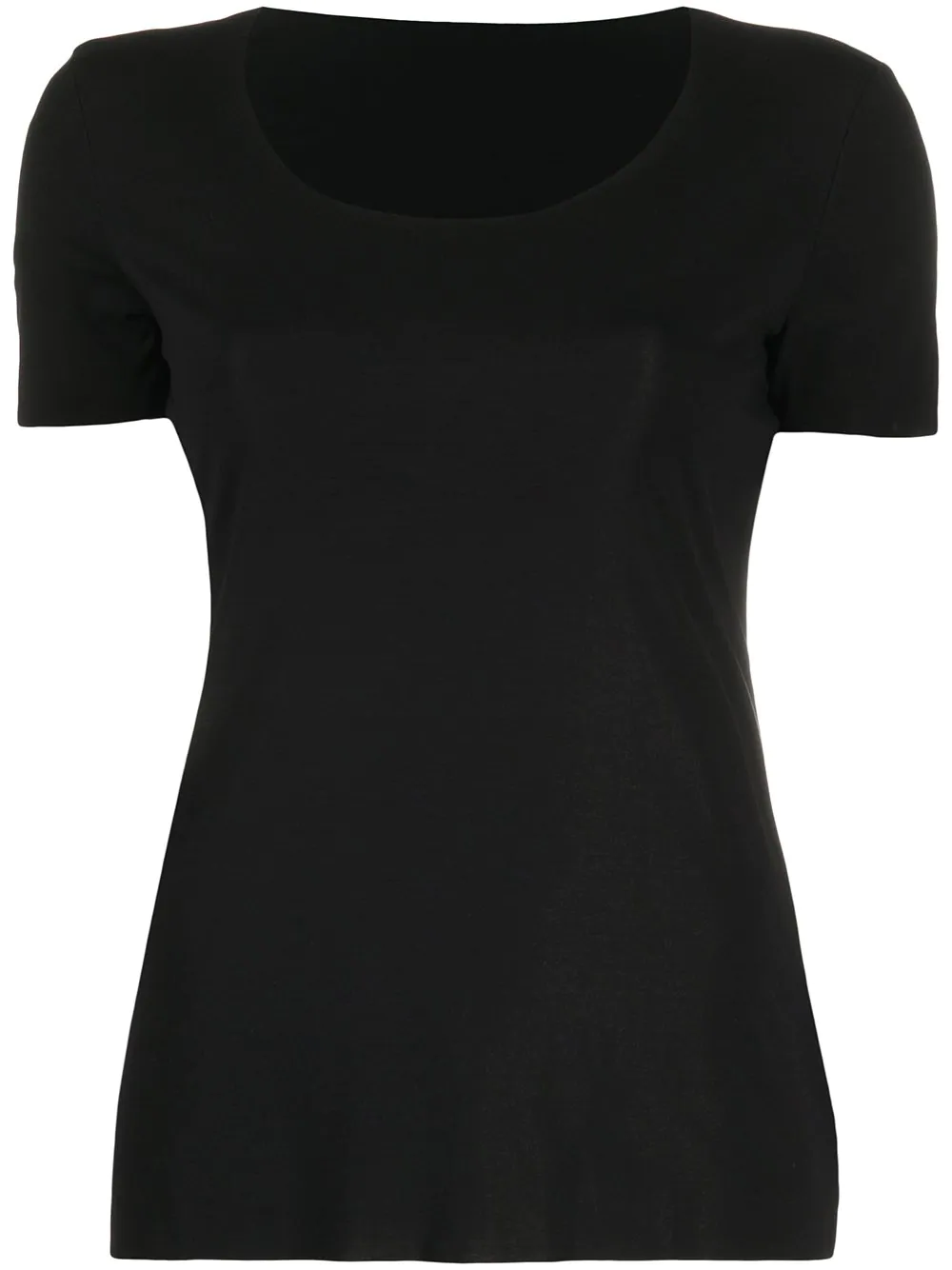Shop Wolford Crew-neck T-shirt In Black