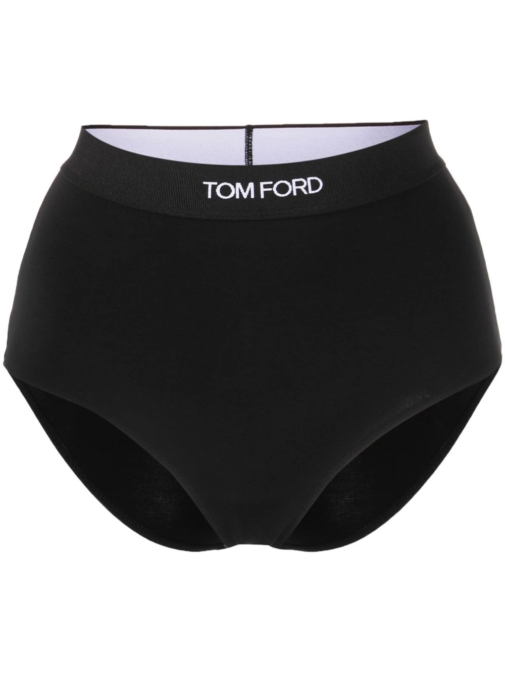 Shop Tom Ford Briefs With Logo Band In Black