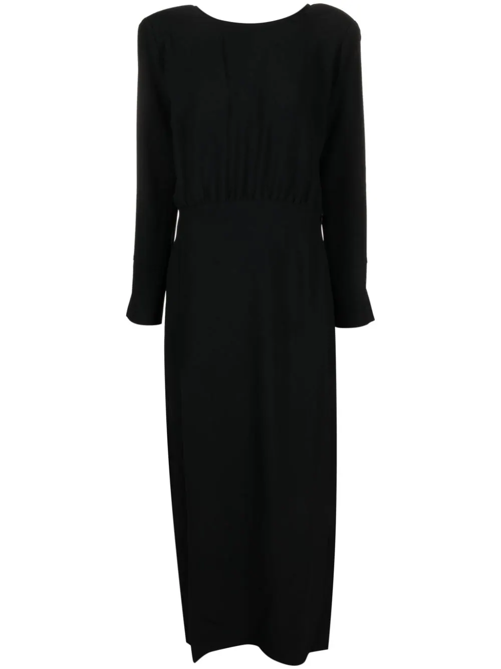 Shop Federica Tosi Dress With Back Neckline In Black
