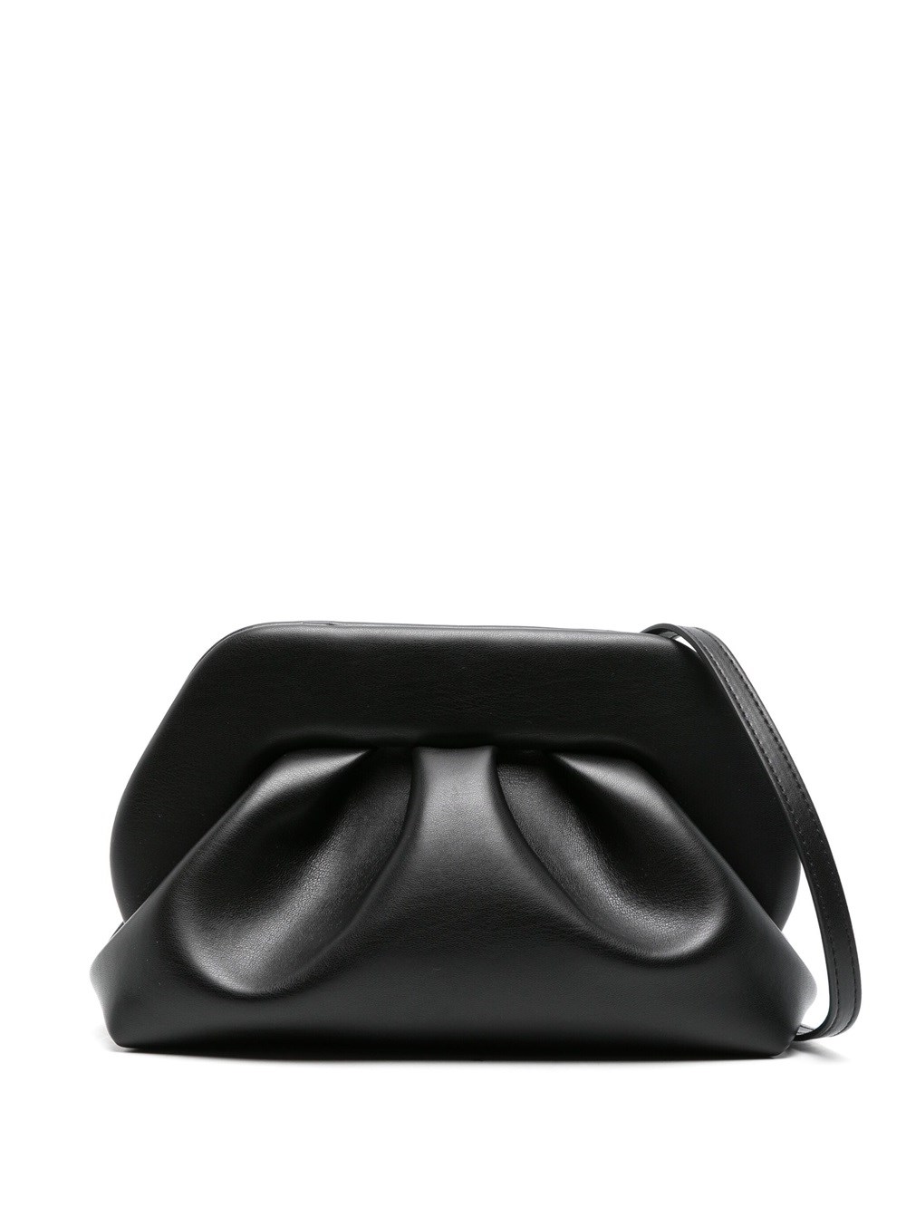 Shop Themoire' Bios Clutch In Imitation Leather In Black