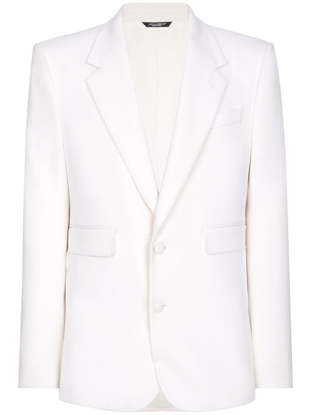 Shop Dolce & Gabbana Single-breasted Blazer In White