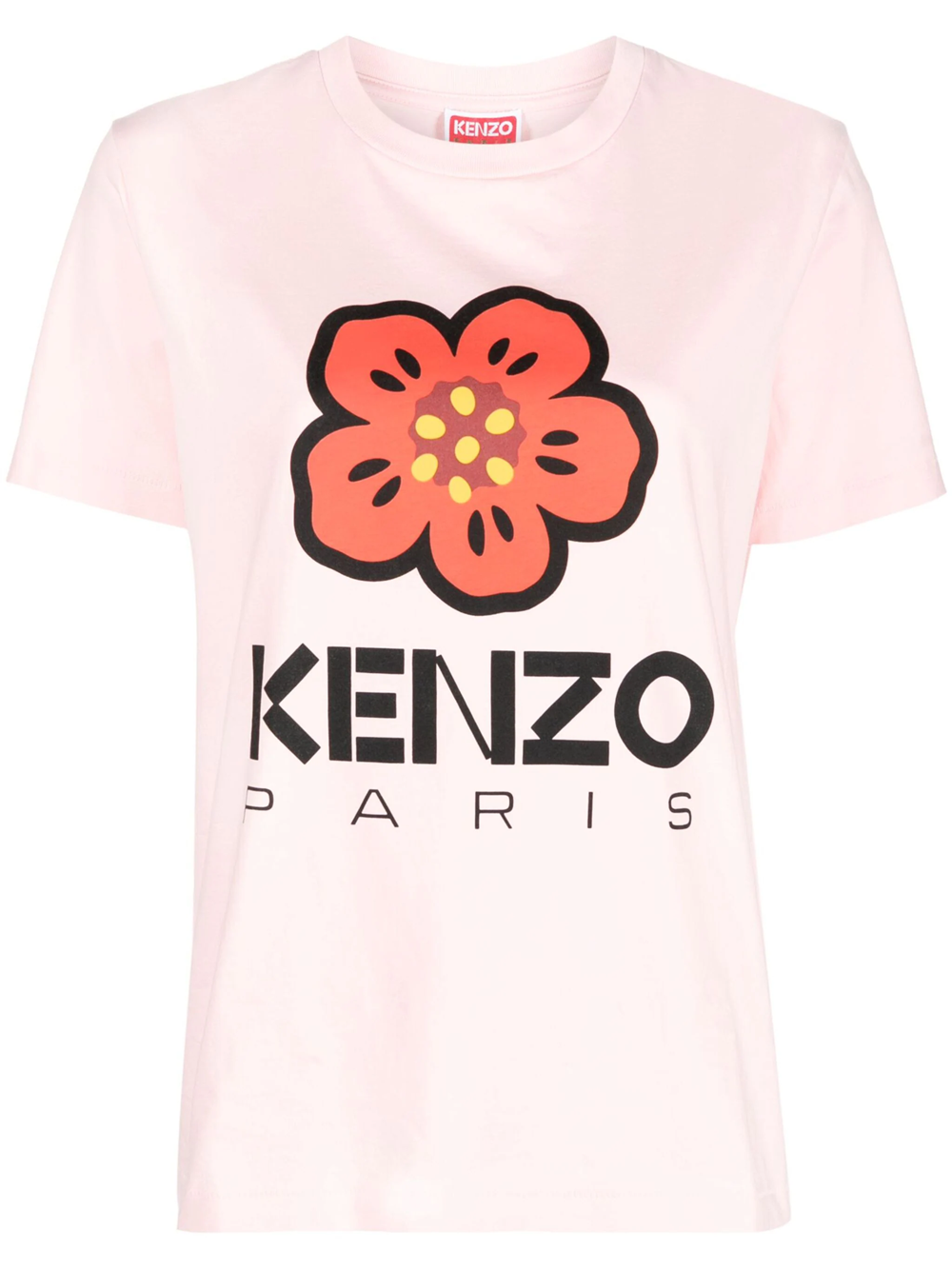 Shop Kenzo Boke Flower T-shirt In Pink & Purple