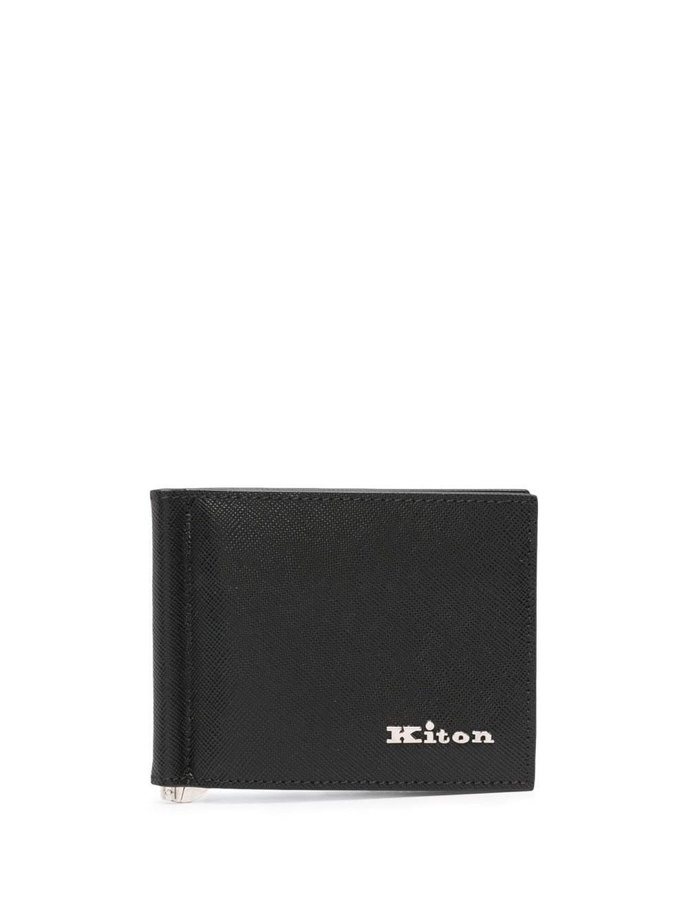 Shop Kiton Wallet With Clasp In Black