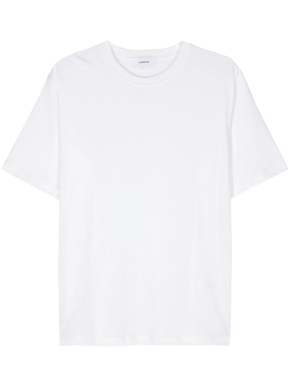 Shop Lardini Crew Neck T-shirt In White