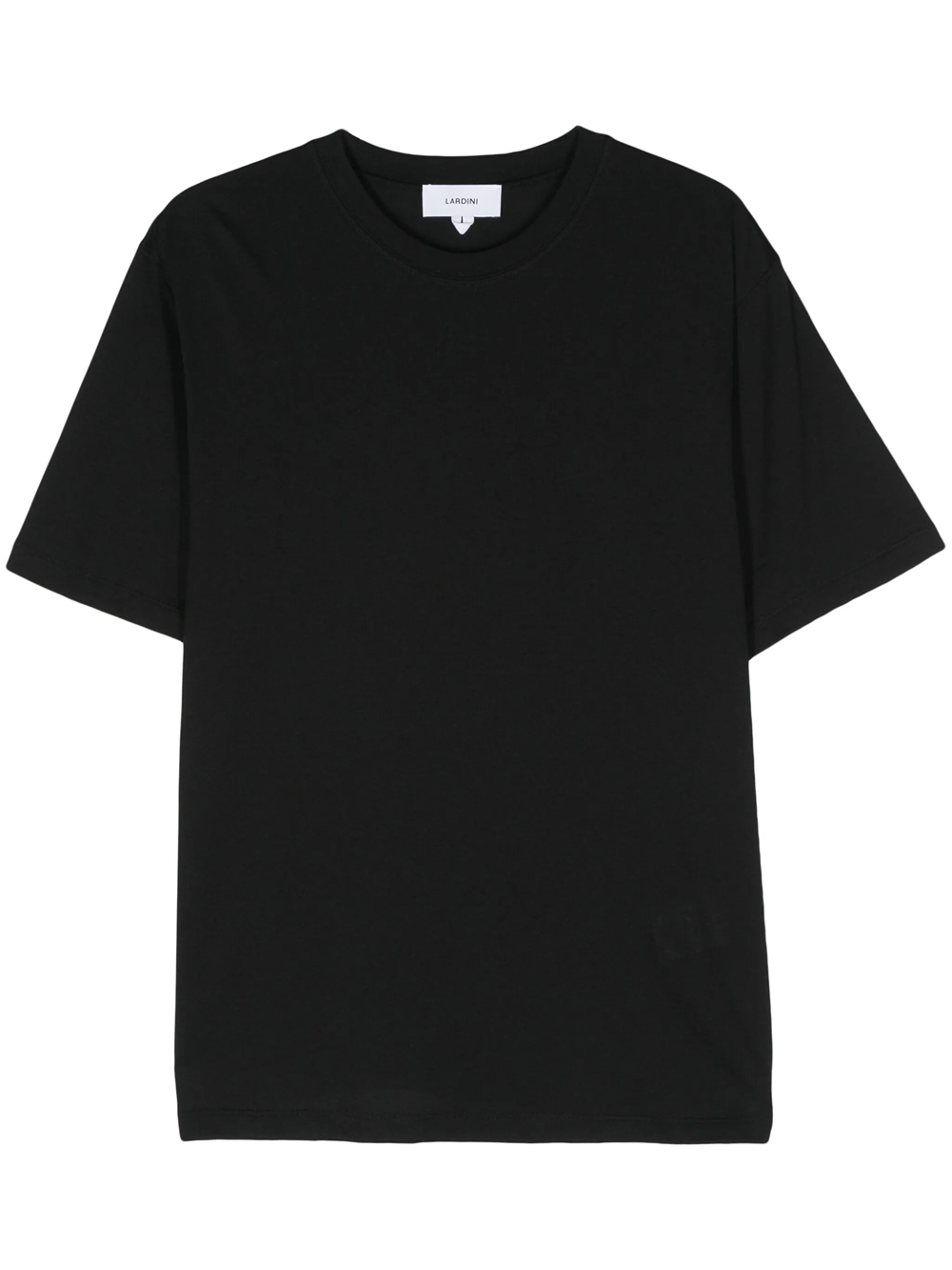 Shop Lardini Crew Neck T-shirt In Black