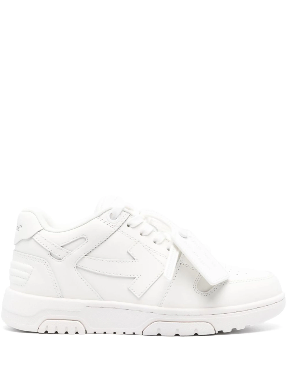 Shop Off-white Out Of Office Leather Sneakers In White