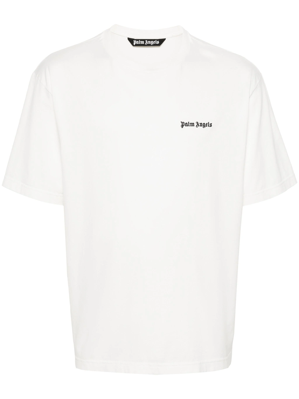 Shop Palm Angels T-shirt With Embroidery In White