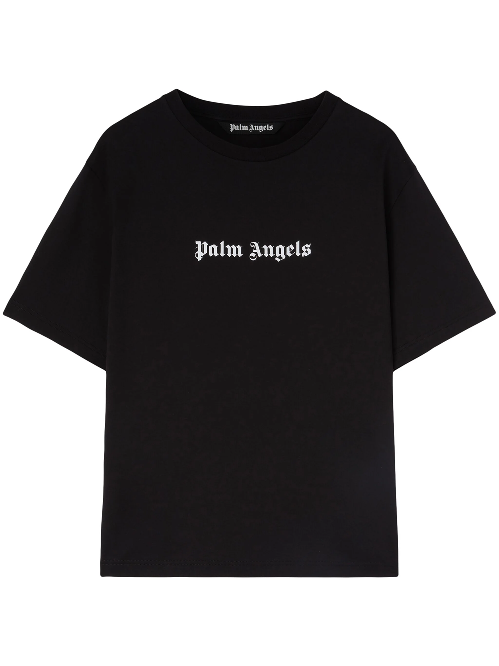 Shop Palm Angels T-shirt With Print In Black