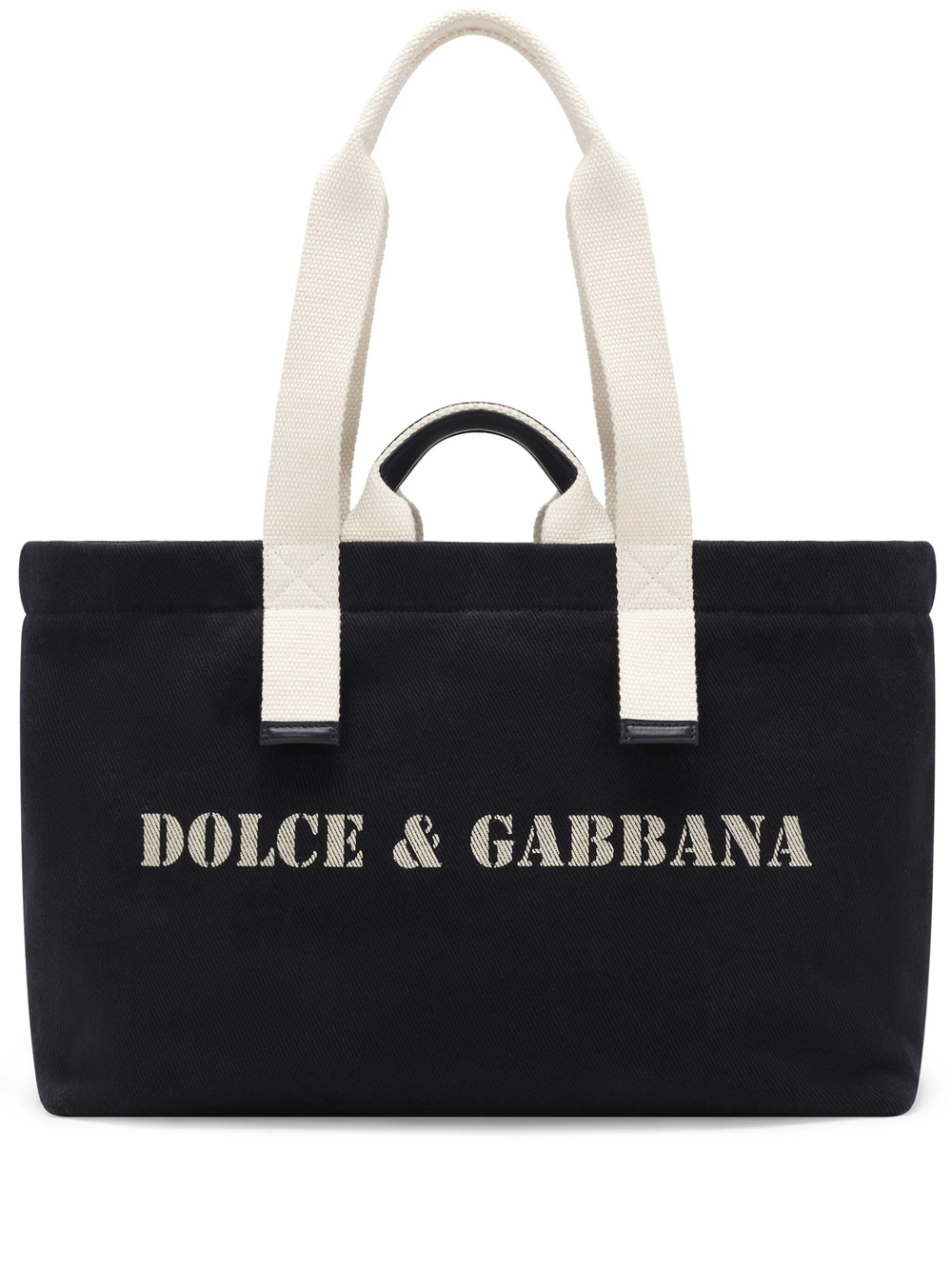 Dolce & Gabbana Shoulder Bag With Print In Black