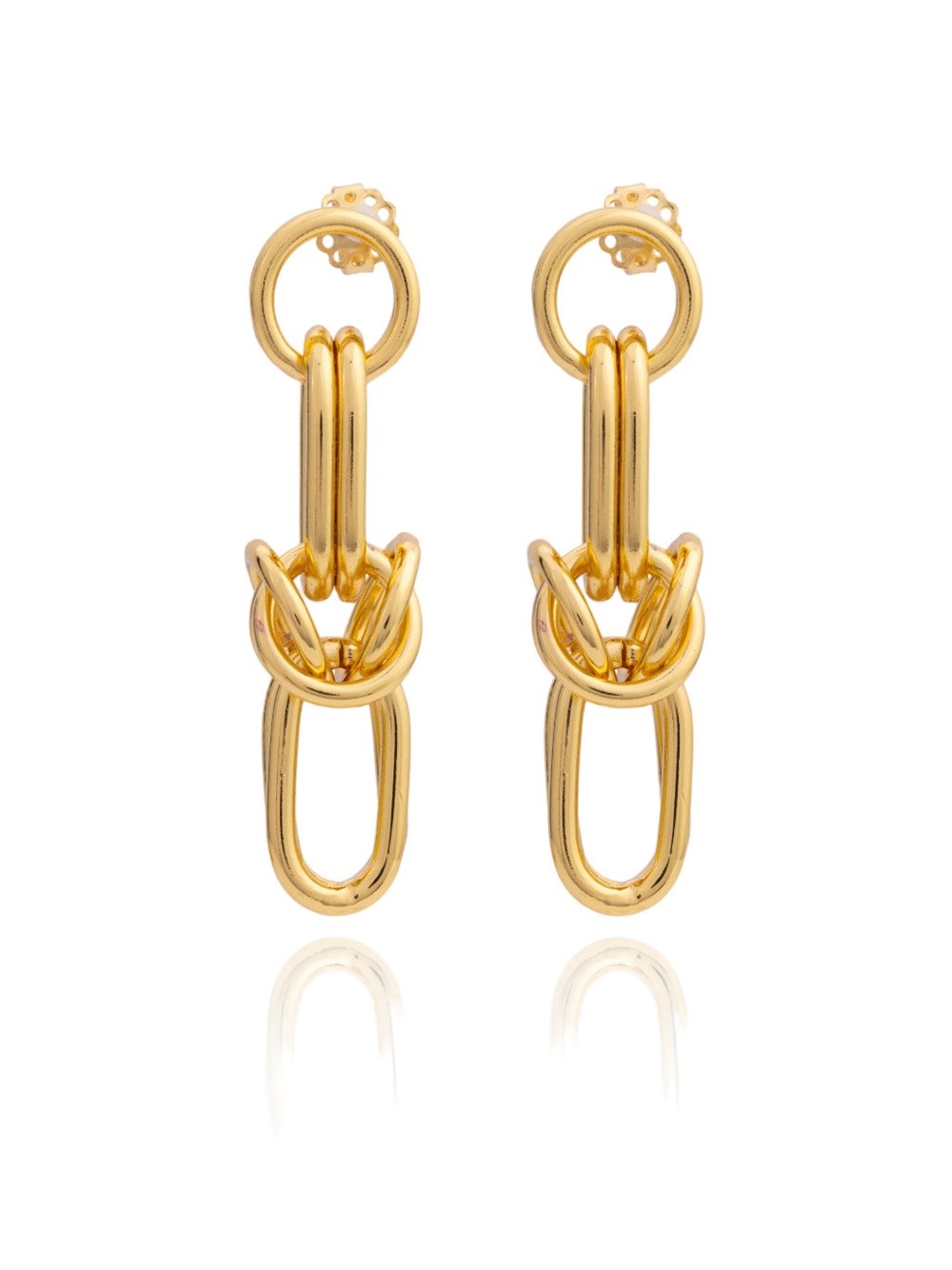 Federica Tosi Cecile Gold Earring In Metallic