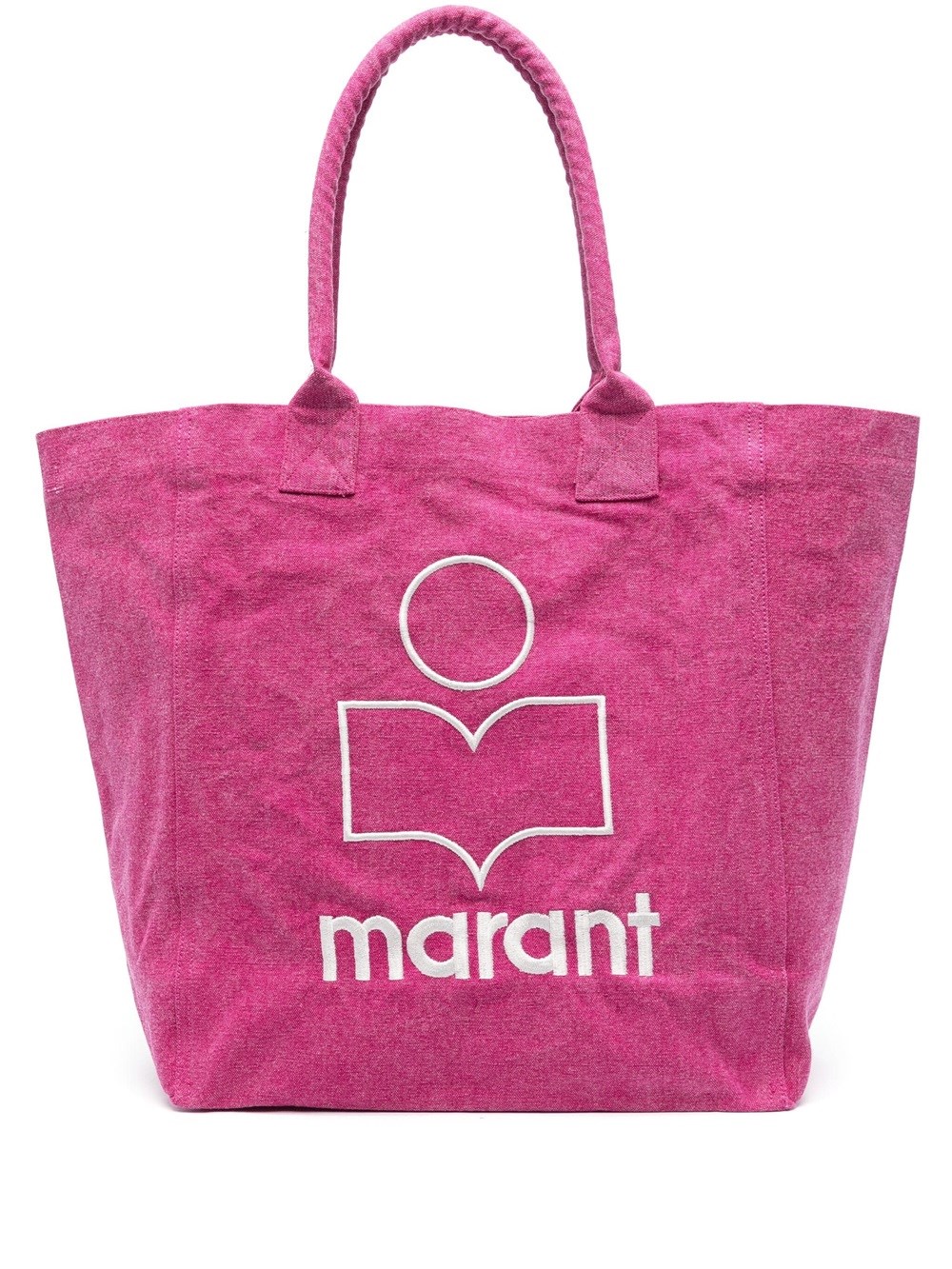 Shop Isabel Marant Yenky Tote Bag In Pink & Purple
