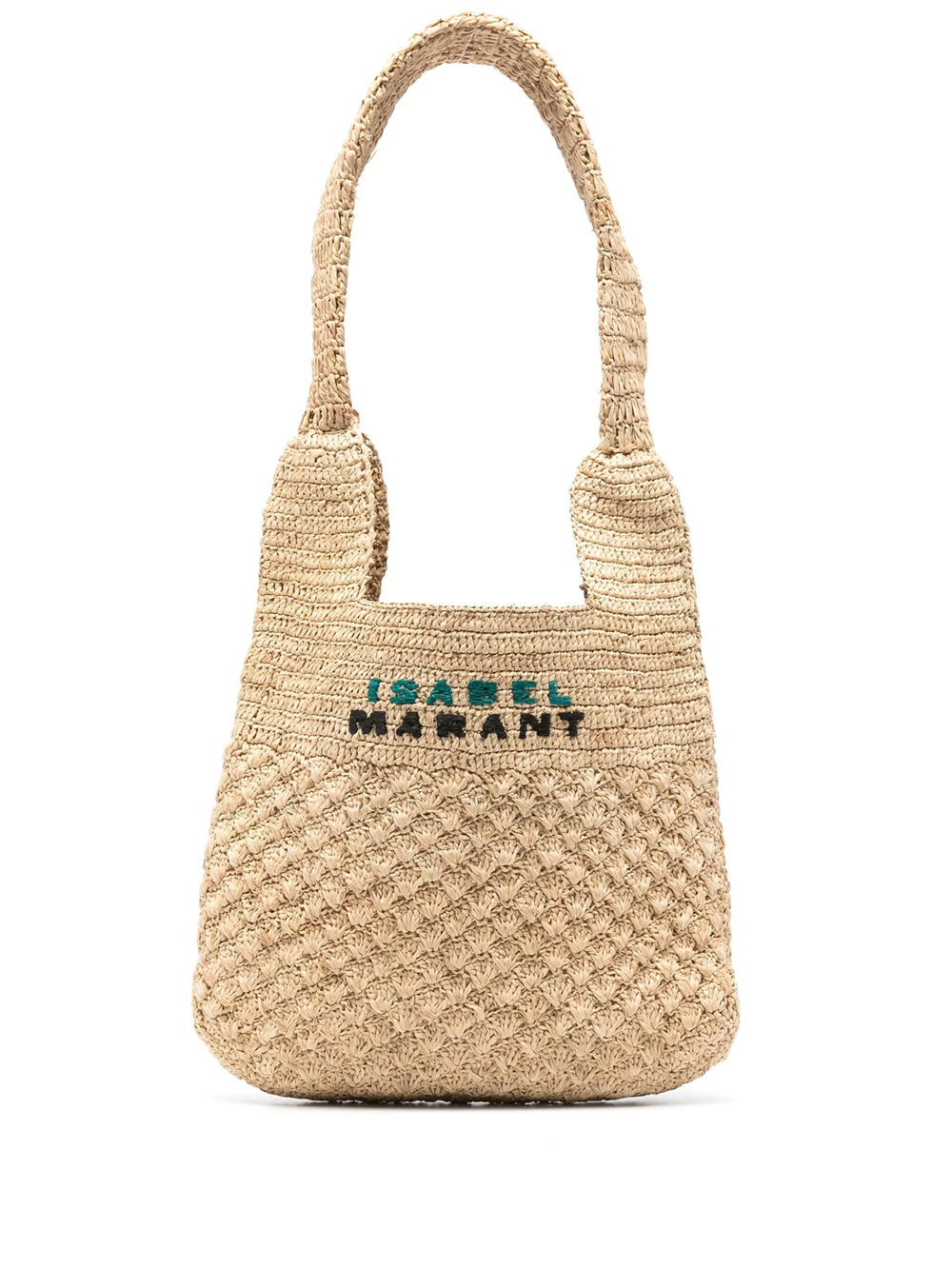 Shop Isabel Marant Small Praia Shoulder Bag In Nude & Neutrals