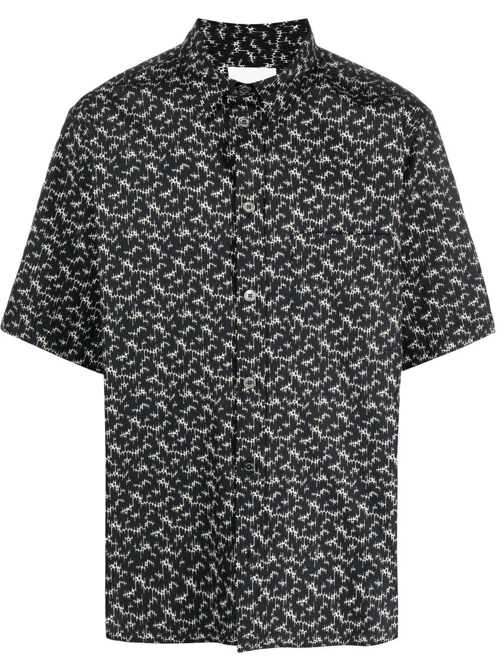 Shop Isabel Marant Labilio Shirt With Graphic Print In Black