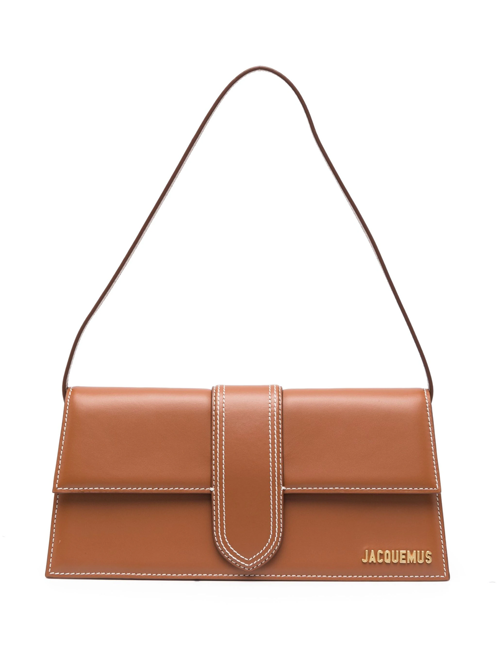 Jacquemus Shoulder Bag With Logo Plaque In Brown